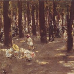 Kinderspielplatz im Tiergarten zu Berlin